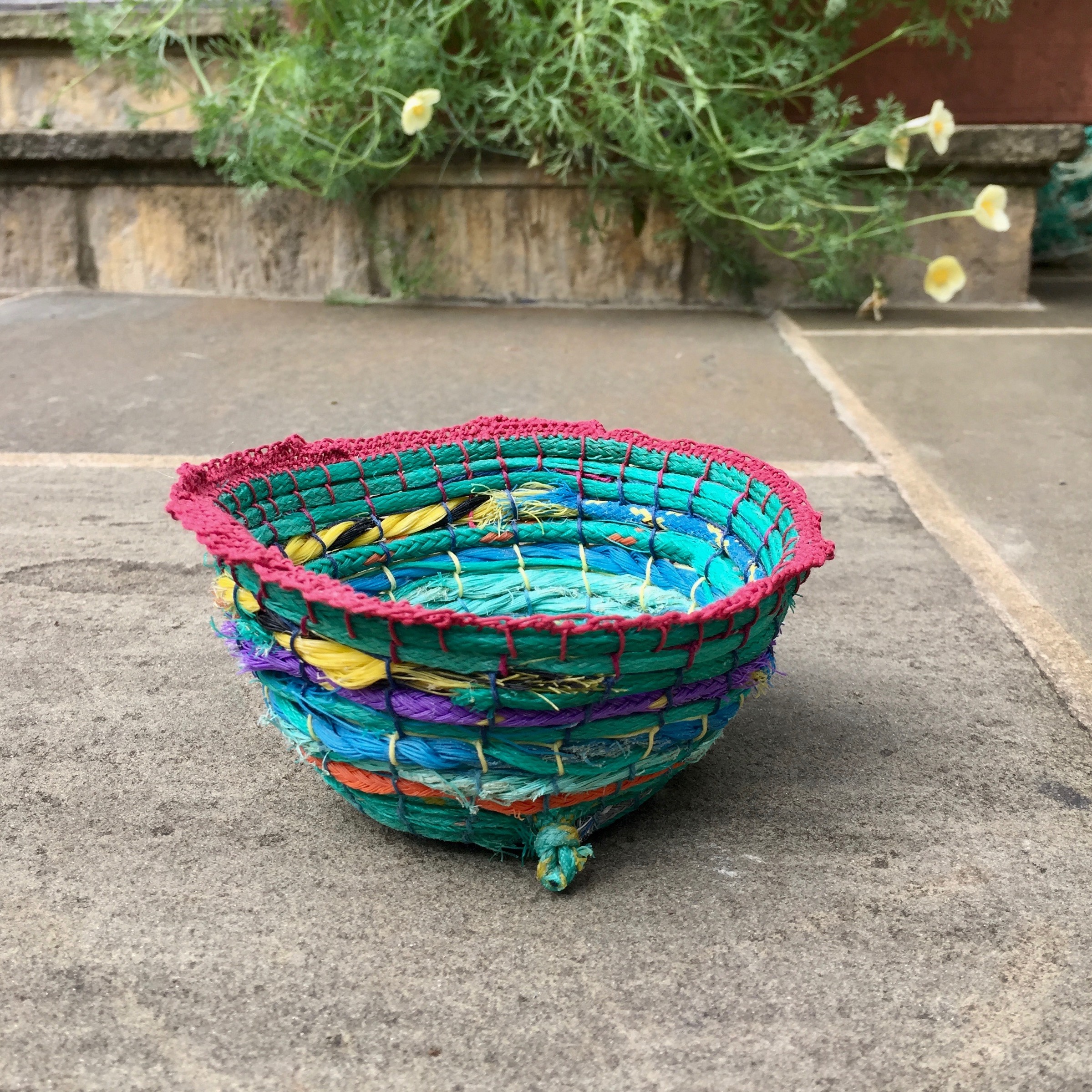 Linen Thread Edge Basket - We Make Bristol