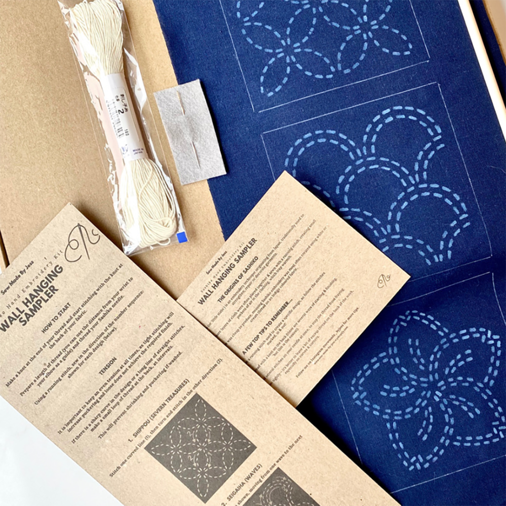 Beginners Sashiko Embroidery Kit We Make Bristol